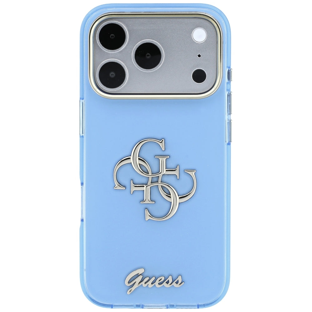 Guess iPhone 17 Pro/iPhone 18 Pro Cover 4G Script Blå