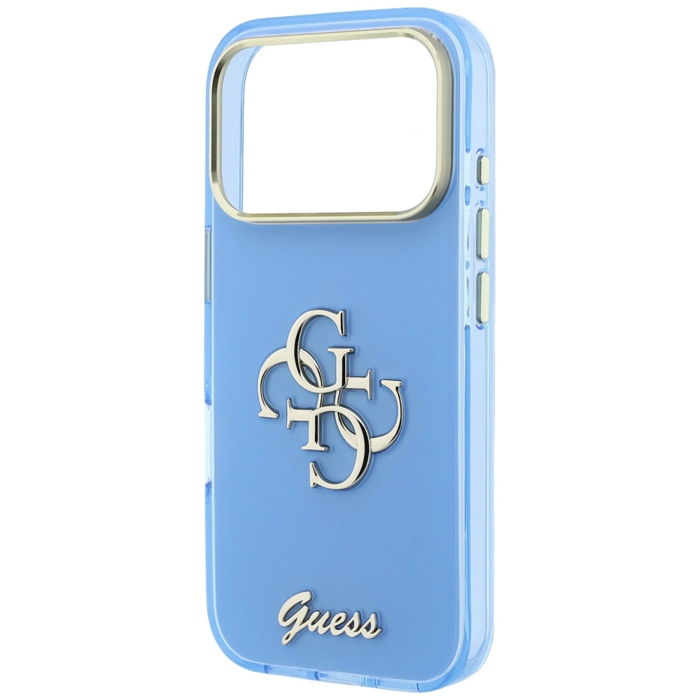 Guess iPhone 17 Pro/iPhone 18 Pro Cover 4G Script Blå