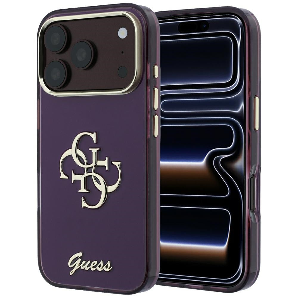 Guess iPhone 17 Pro/iPhone 18 Pro Cover 4G Script Burgundy