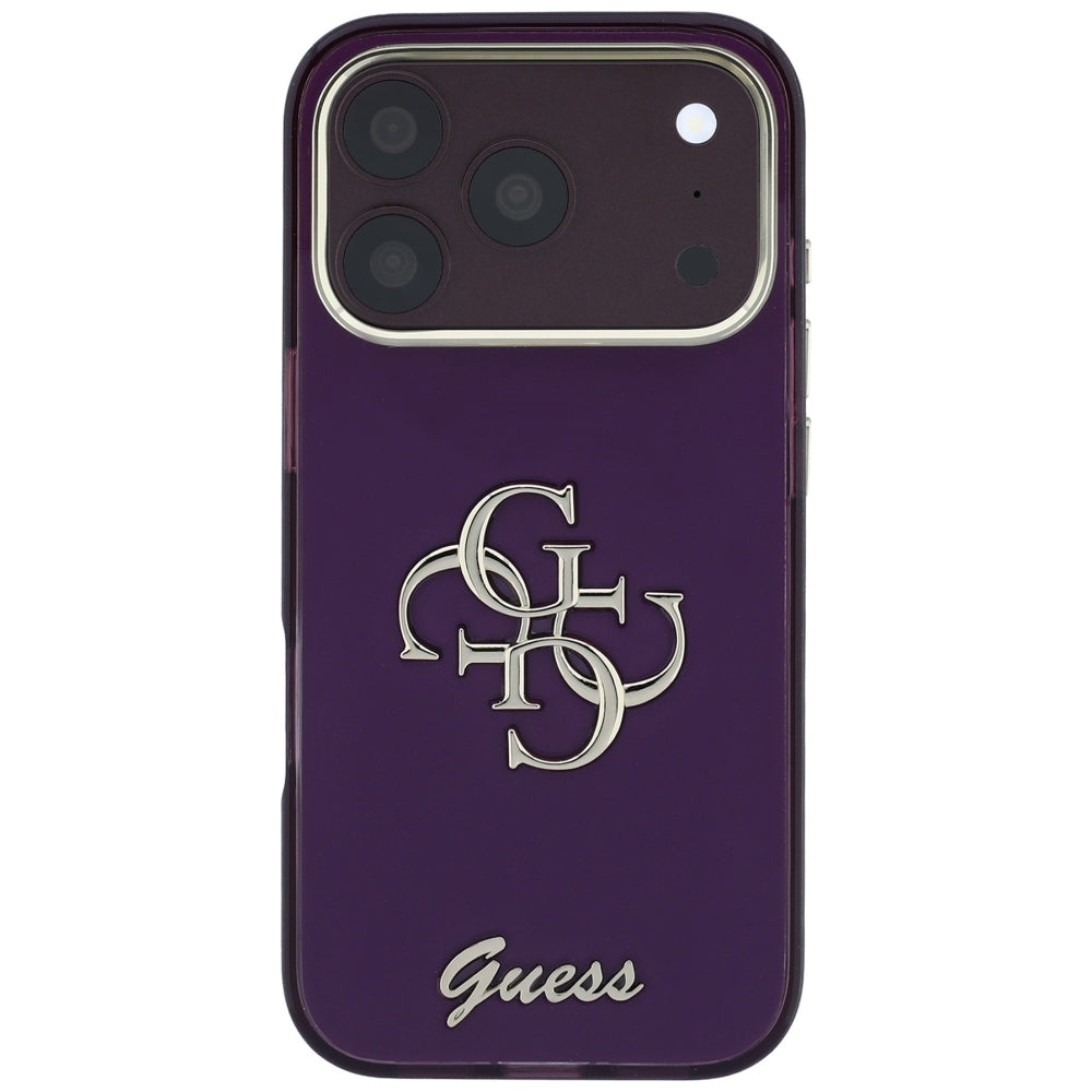 Guess iPhone 17 Pro/iPhone 18 Pro Cover 4G Script Burgundy