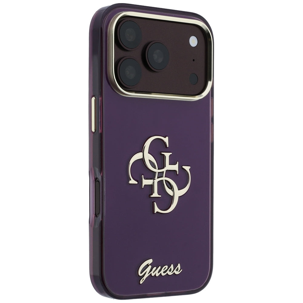 Guess iPhone 17 Pro/iPhone 18 Pro Cover 4G Script Burgundy