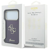 Guess iPhone 17 Pro/iPhone 18 Pro Cover 4G Script Burgundy