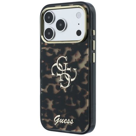 Guess iPhone 17 Pro/iPhone 18 Pro Cover 4G Script Skildpaddemønster