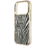 Guess iPhone 17 Pro/iPhone 18 Pro Cover Zebra Glitter Guld
