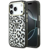 Guess iPhone 17 Pro/iPhone 18 Pro Cover Leopard Glitter Sort