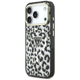 Guess iPhone 17 Pro/iPhone 18 Pro Cover Leopard Glitter Sort