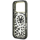 Guess iPhone 17 Pro/iPhone 18 Pro Cover Leopard Glitter Sort