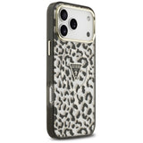 Guess iPhone 17 Pro Max/iPhone 18 Pro Max Cover Leopard Glitter Sort