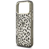 Guess iPhone 17 Pro Max/iPhone 18 Pro Max Cover Leopard Glitter Sort