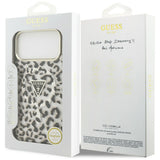 Guess iPhone 17 Pro Max/iPhone 18 Pro Max Cover Leopard Glitter Sort