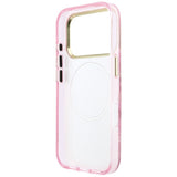 Guess iPhone 17 Pro/iPhone 18 Pro Cover Glitter Blossom Roses Lyserød