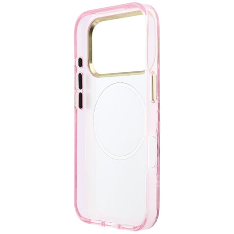 Guess iPhone 17 Pro/iPhone 18 Pro Cover Glitter Blossom Roses Lyserød