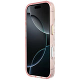 Guess iPhone 17 Pro Max/iPhone 18 Pro Max Cover Leopard Glitter Lyserød