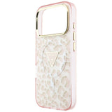 Guess iPhone 17 Pro Max/iPhone 18 Pro Max Cover Leopard Glitter Lyserød