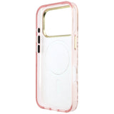 Guess iPhone 17 Pro Max/iPhone 18 Pro Max Cover Leopard Glitter Lyserød