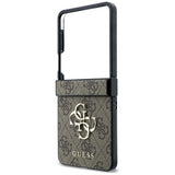 Guess Samsung Galaxy Z Flip 8 Cover 4G Big Logo Brun
