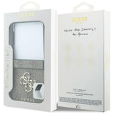 Guess Samsung Galaxy Z Flip 8 Cover 4G Big Logo Brun