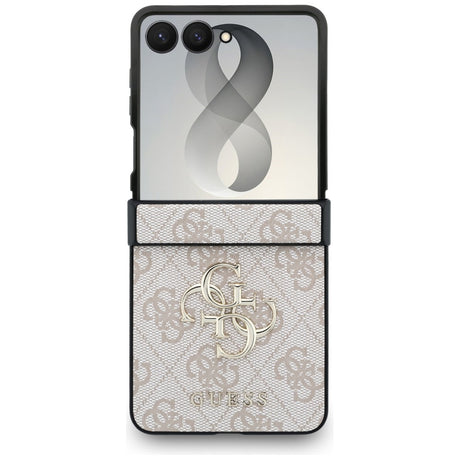 Guess Samsung Galaxy Z Flip 8 Cover 4G Big Logo Lyserød