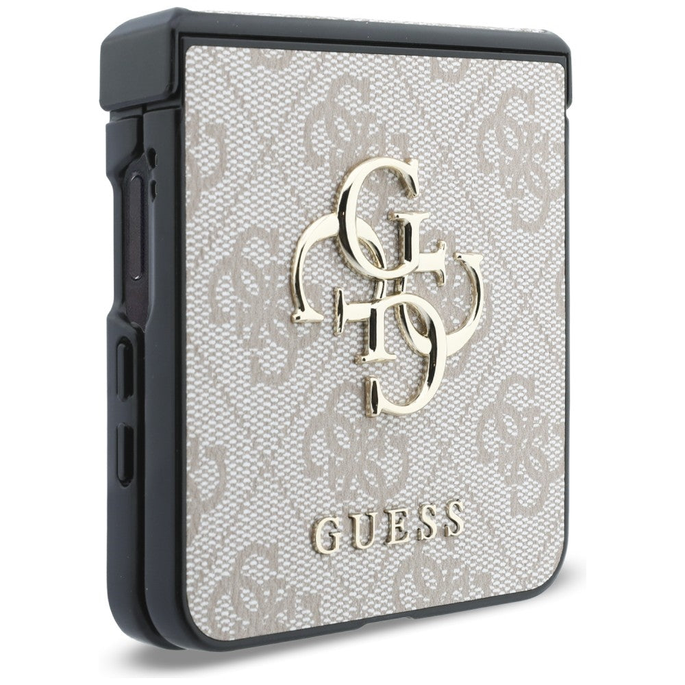 Guess Samsung Galaxy Z Flip 8 Cover 4G Big Logo Lyserød