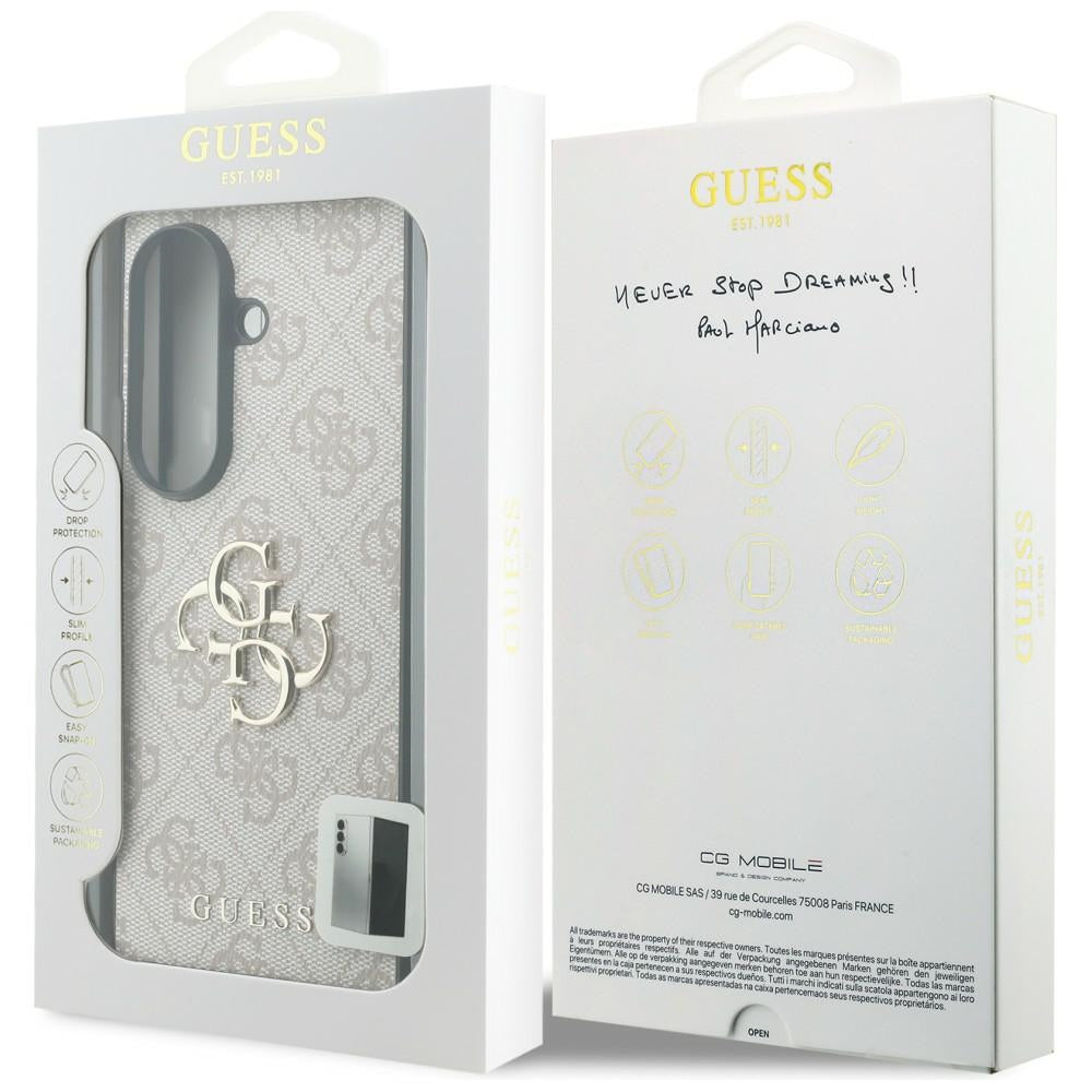 Guess Samsung Galaxy Z Fold 8 Ultra Cover 4G Big Logo Lyserød