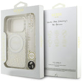 Guess iPhone 17 Pro/iPhone 18 Pro Cover Electroplated Flowers Pearl Strap Hvid