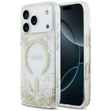 Guess iPhone 17 Pro/iPhone 18 Pro Cover Resin Glitter Guld