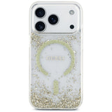 Guess iPhone 17 Pro/iPhone 18 Pro Cover Resin Glitter Guld
