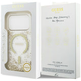 Guess iPhone 17 Pro/iPhone 18 Pro Cover Resin Glitter Guld