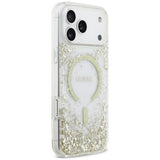Guess iPhone 17 Pro Max/iPhone 18 Pro Max Cover Resin Glitter Guld