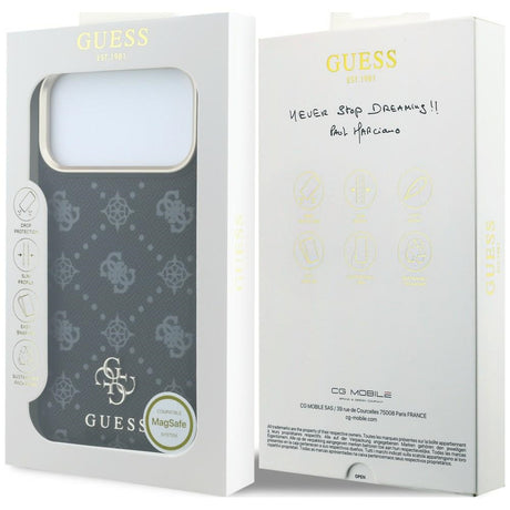 Guess iPhone 17 Pro Max/iPhone 18 Pro Max Cover 4G Pæon Sort