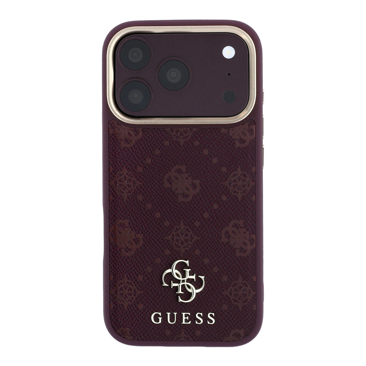 Guess iPhone 17 Pro/iPhone 18 Pro Cover 4G Peony Burgundy