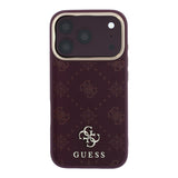 Guess iPhone 17 Pro/iPhone 18 Pro Cover 4G Peony Burgundy