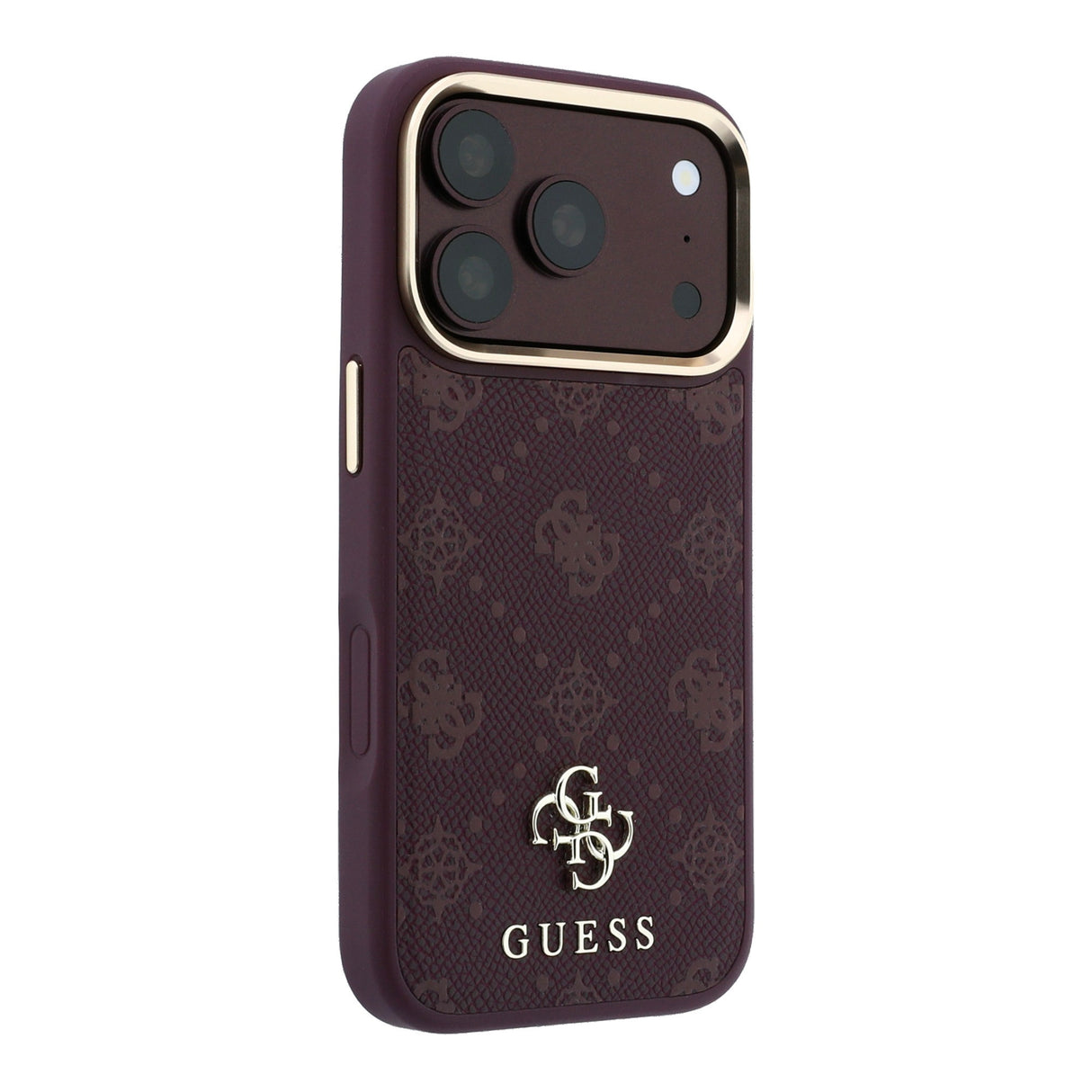 Guess iPhone 17 Pro/iPhone 18 Pro Cover 4G Peony Burgundy