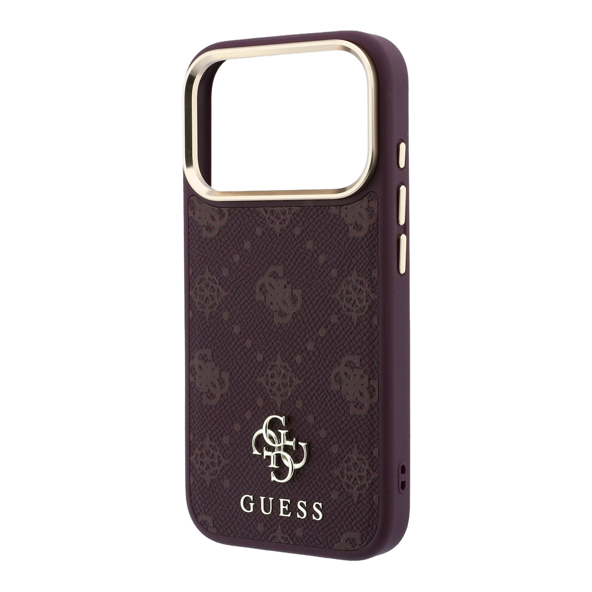 Guess iPhone 17 Pro/iPhone 18 Pro Cover 4G Peony Burgundy