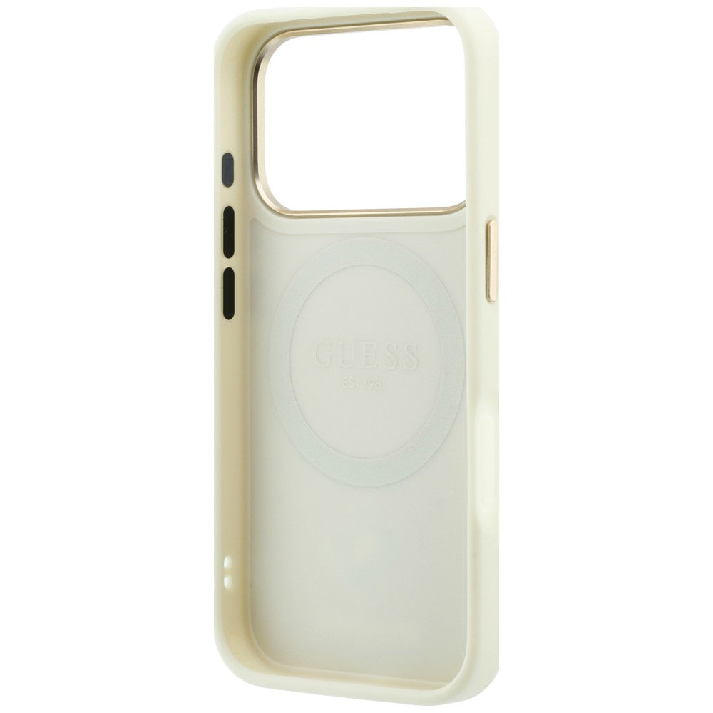 Guess iPhone 17 Pro Max/iPhone 18 Pro Max Cover 4G Pæon Beige