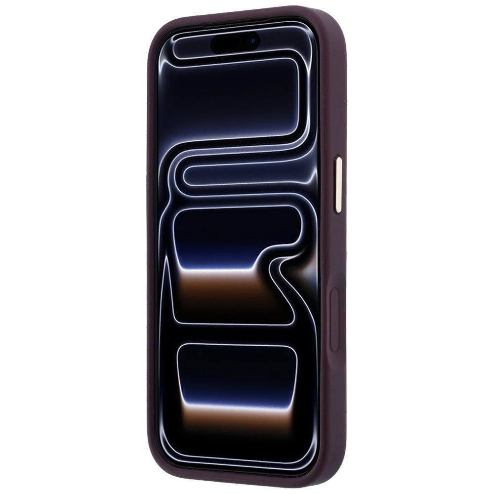 Guess iPhone 17 Pro Max/iPhone 18 Pro Max Cover Saffiano Peony Embossed MagSafe Burgundy