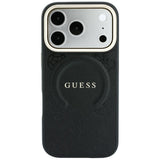 Guess iPhone 17 Pro Max/iPhone 18 Pro Max Cover Saffiano Peony Embossed MagSafe Sort