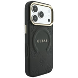 Guess iPhone 17 Pro Max/iPhone 18 Pro Max Cover Saffiano Peony Embossed MagSafe Sort