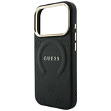 Guess iPhone 17 Pro Max/iPhone 18 Pro Max Cover Saffiano Peony Embossed MagSafe Sort