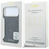 Guess iPhone 17 Pro/iPhone 18 Pro Cover Ring Stand 4G Classic Logo Sort