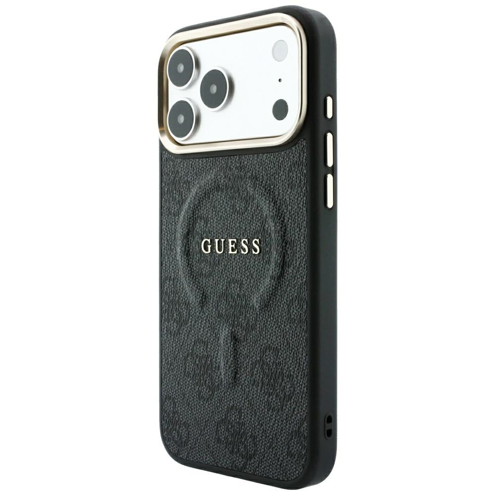 Guess iPhone 17 Pro/iPhone 18 Pro Cover 4G Embossed MagSafe Sort