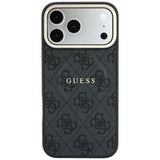 Guess iPhone 17 Pro Max/iPhone 18 Pro Max Cover 4G Embossed MagSafe Sort