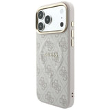 Guess iPhone 17 Pro Max/iPhone 18 Pro Max Cover 4G Embossed MagSafe Lyserød