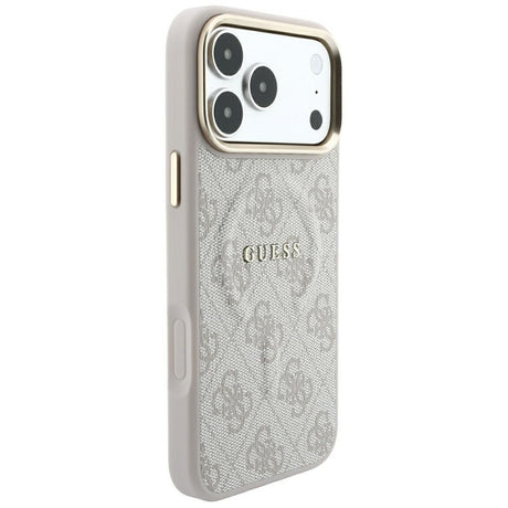 Guess iPhone 17 Pro Max/iPhone 18 Pro Max Cover 4G Embossed MagSafe Lyserød