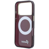 Guess iPhone 17 Pro/iPhone 18 Pro Cover Ring Stand Script Logo Burgundy