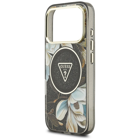 Guess iPhone 17 Pro/iPhone 18 Pro Cover Glitter Flowers Sort