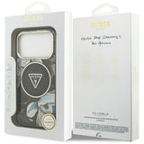Guess iPhone 17 Pro/iPhone 18 Pro Cover Glitter Flowers Sort