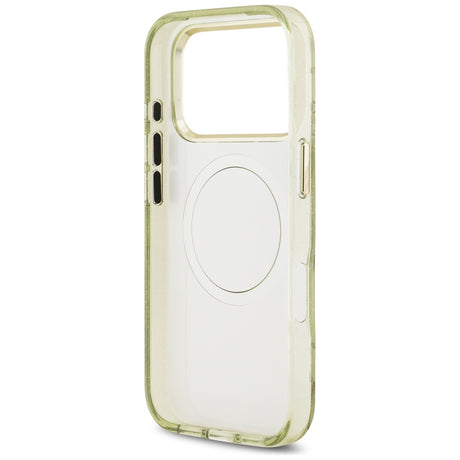 Guess iPhone 17 Pro/iPhone 18 Pro Cover Glitter Flowers Grøn