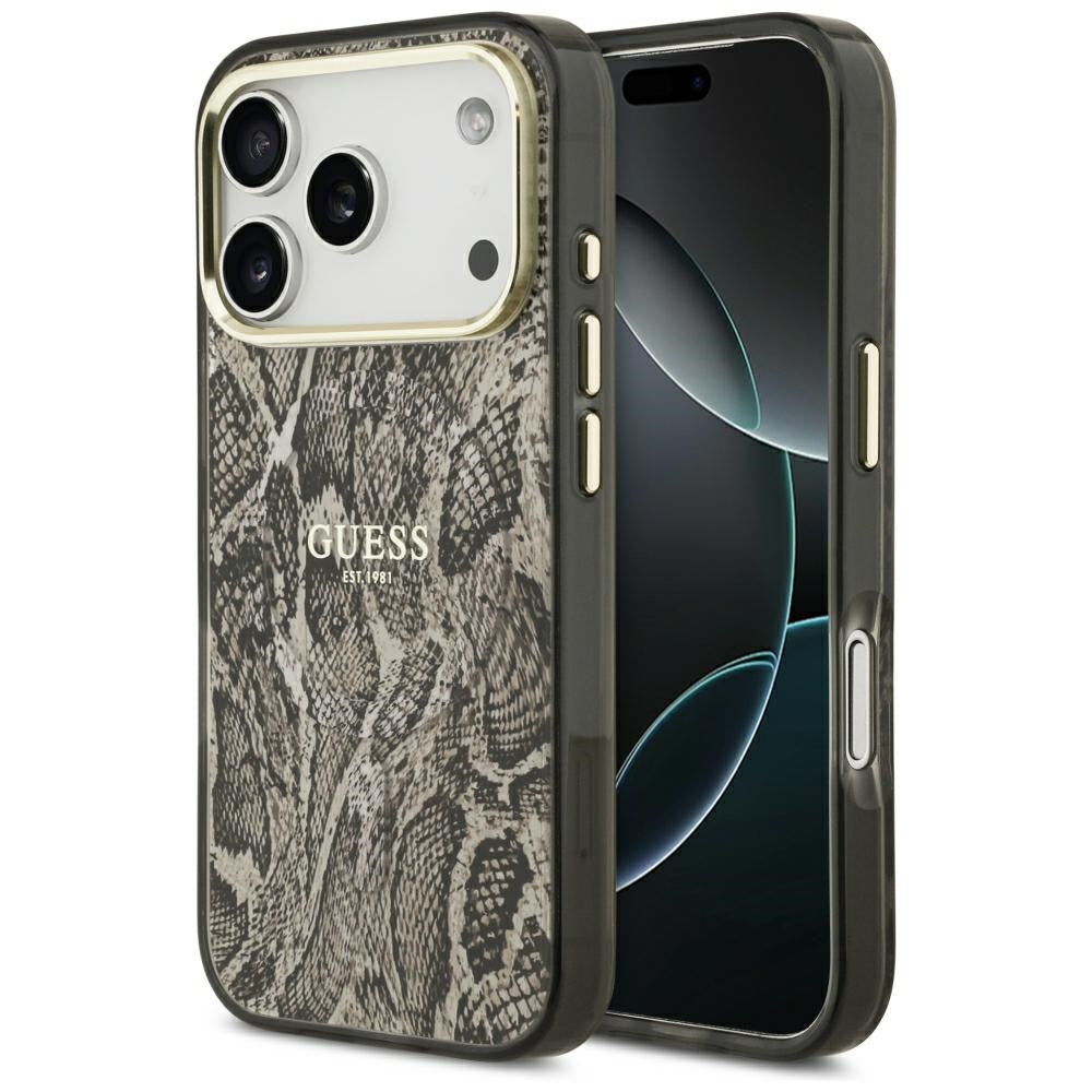 Guess iPhone 17 Pro/iPhone 18 Pro Cover Python Brun