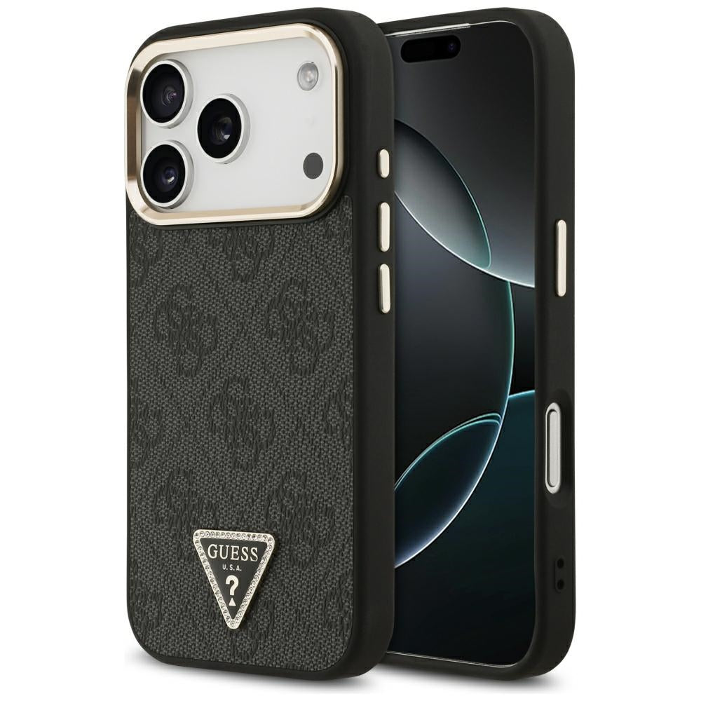 Guess iPhone 17 Pro/iPhone 18 Pro Cover 4G Triangle MagSafe Sort